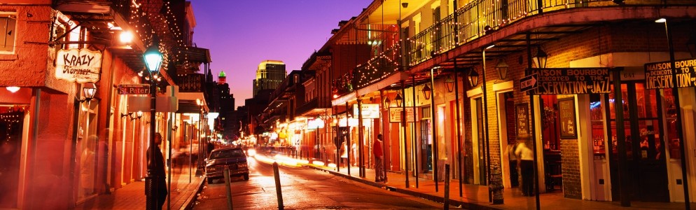 Bourbon St, New Orleans