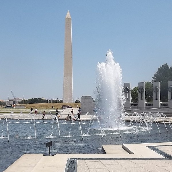 View of Washington Monument from WWII Memorial View of Washington Monument from WWII Memorial