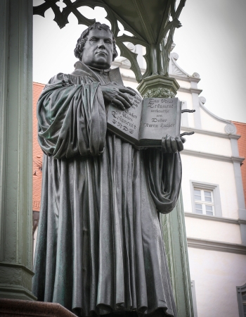 Statue of Martin Luther in Wittenberg